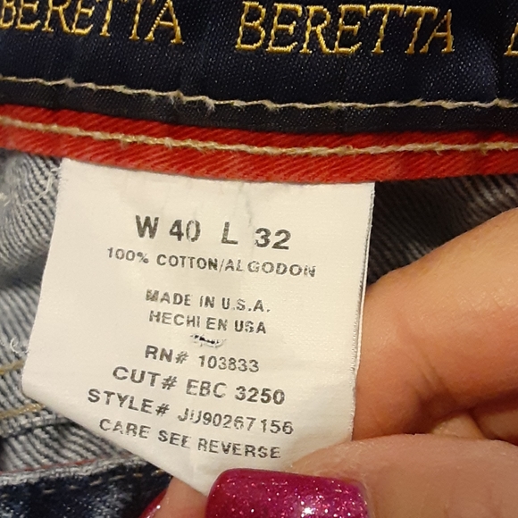 Baretta mens jeans waist 40 length 32